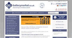 Desktop Screenshot of batterymarket.co.uk