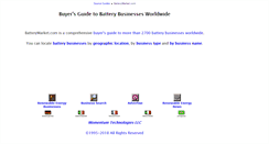 Desktop Screenshot of batterymarket.com